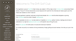 Desktop Screenshot of driftgolfclub.com
